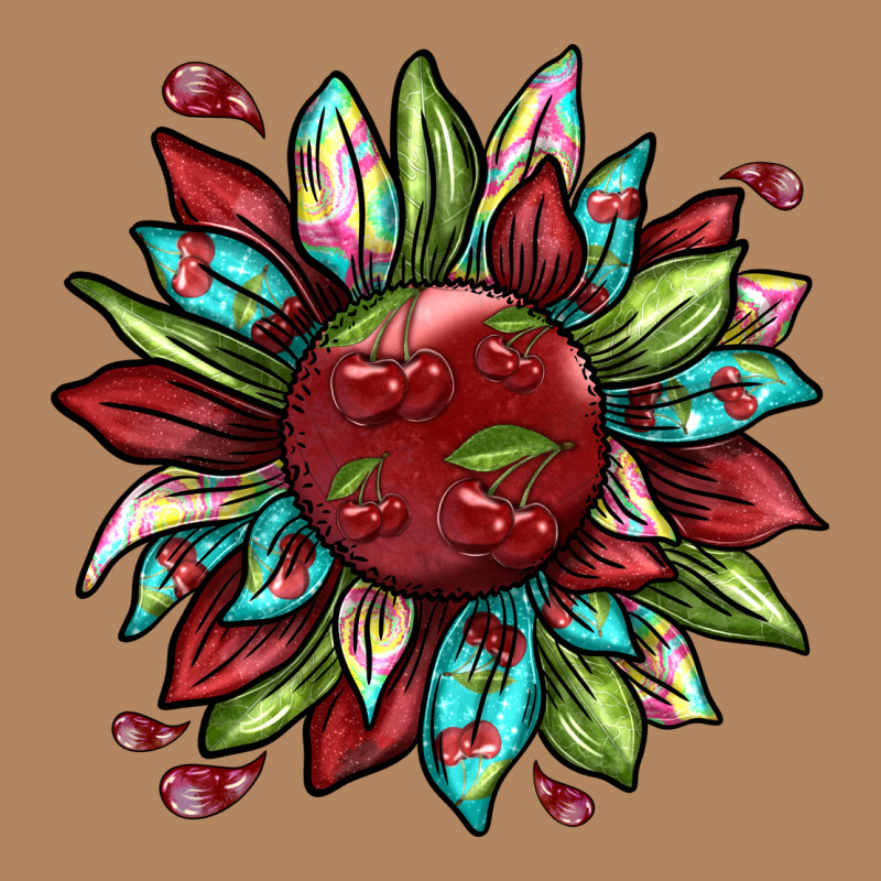 Cherry Sunflower Long Sleeve Tee by texasbilliewilder | Teevron