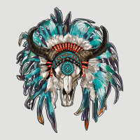 Indian Headdress With Bull Skull Classic Tee | Teevron