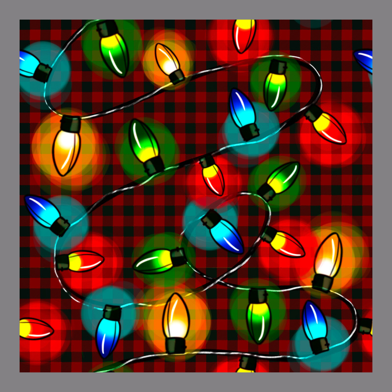 Christmas Lights Seamless Pattern Heavyweight Hoodie by BundleAndBundleShop | Teevron