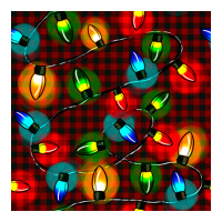 christmas lights seamless pattern | Teevron
