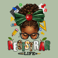 Registrar Life Afro Messy Bun Urban Heavy Tee | Teevron