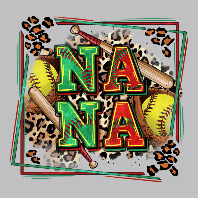 Softball Nana With Leopard Long Sleeve Tee by Zillion Design Studio | Teevron