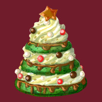 White Christmas Cookie Cake Zipper Hoodie | Teevron
