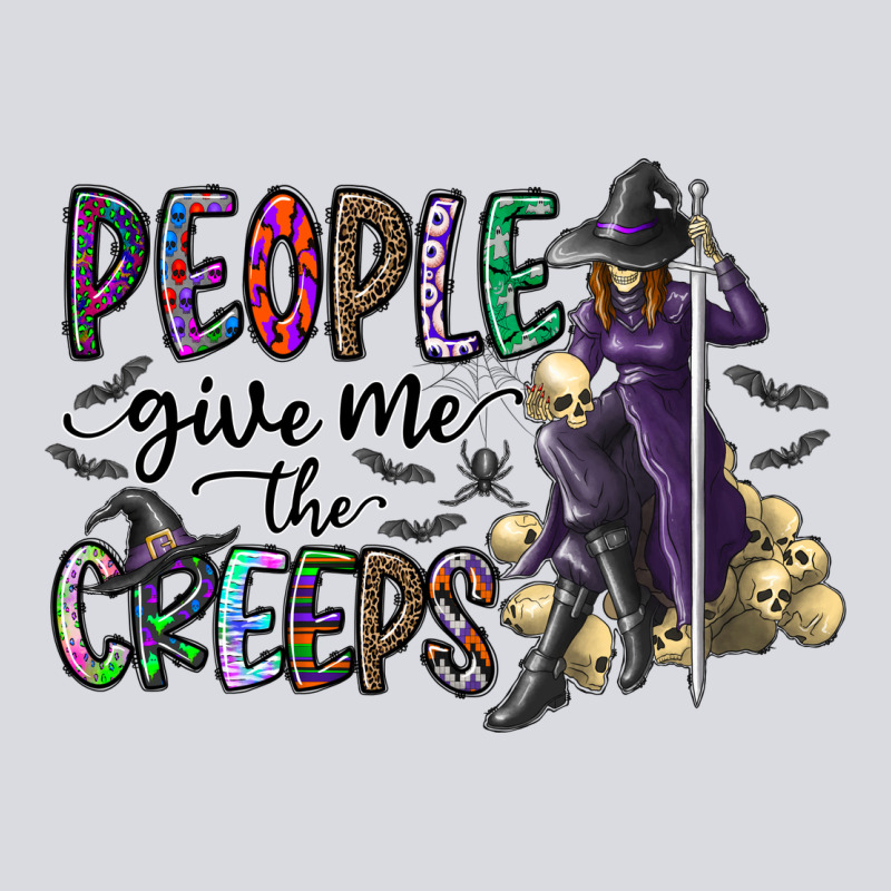 People Give Me The Creeps Zipper Hoodie by CowhideDigitalArt | Teevron