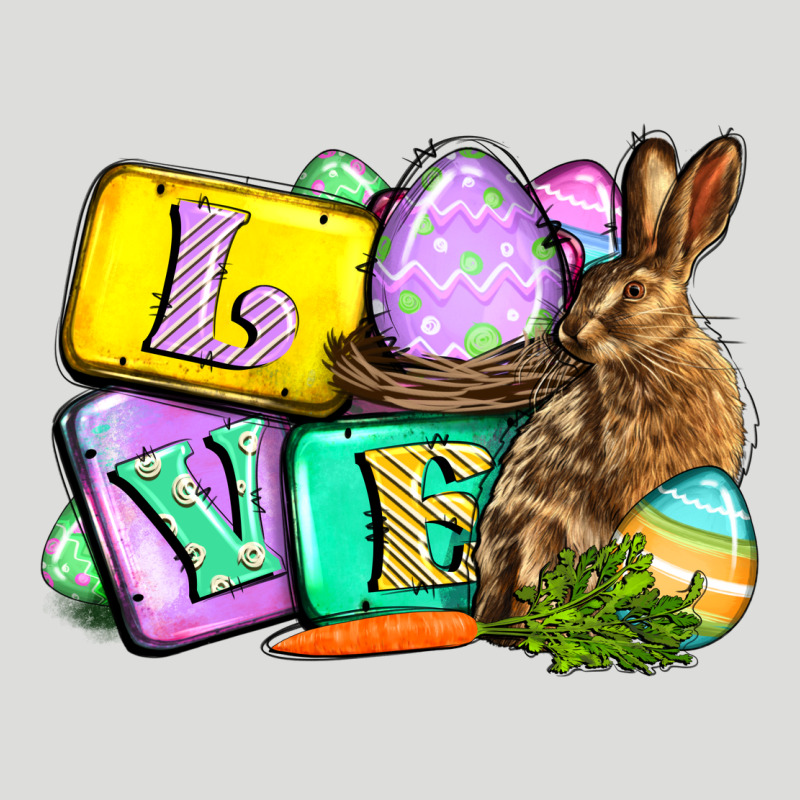Love Easter Day Zipper Hoodie by CowGirlArtShop | Teevron