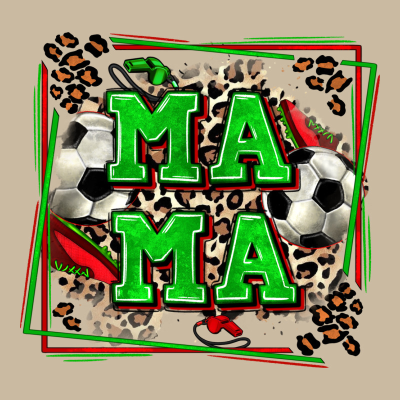 Soccer Mama With Leopard Long Sleeve Tee by Zillion Design Studio | Teevron