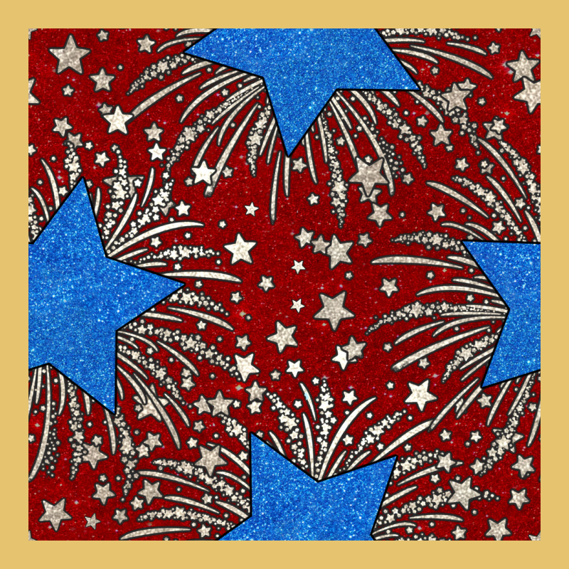 Glitter 4th Of July Seamless Pattern Premium Sweatshirt by BundleAndBundleShop | Teevron