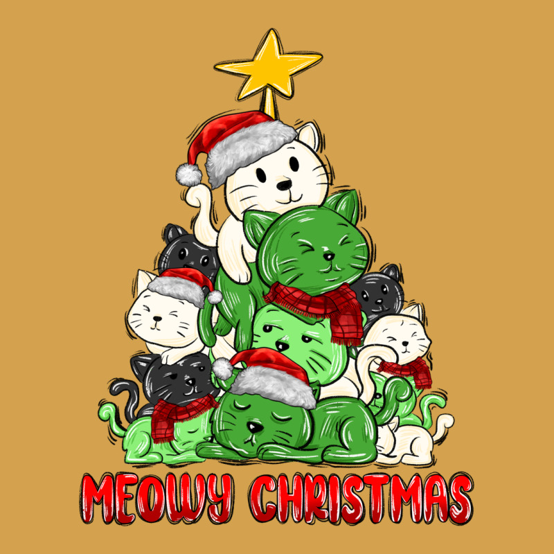 Meowy Christmas Cat Tree Urban Hoodie by MaliasSmallBusiness | Teevron