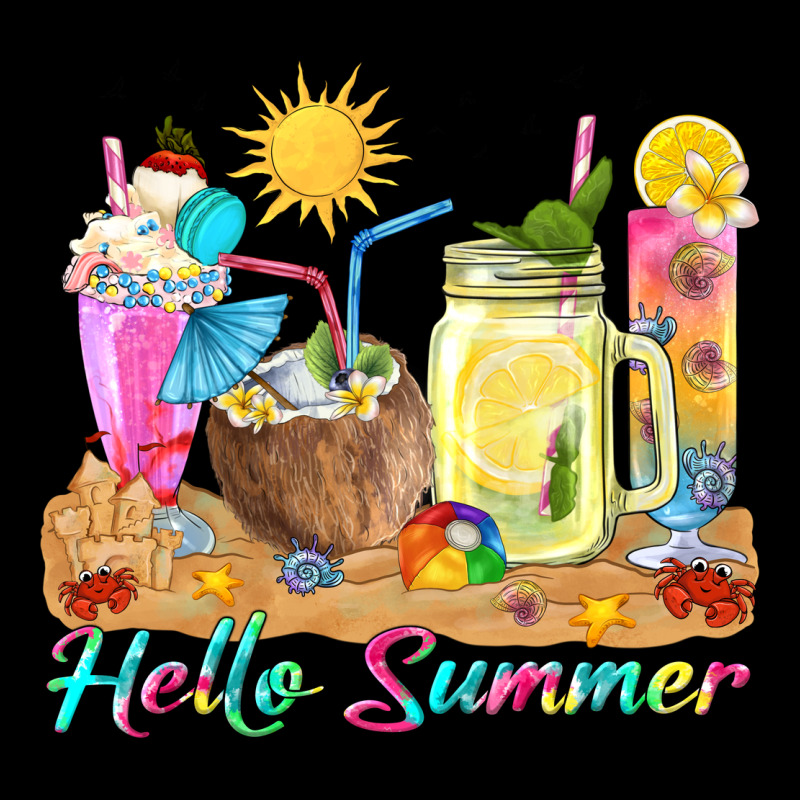 Hello Summer Drinks Long Sleeve Tee by texasbilliewilder | Teevron