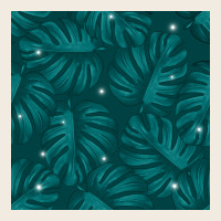 Tropical  Leaves Seamless Pattern Premium Sweatshirt | Teevron