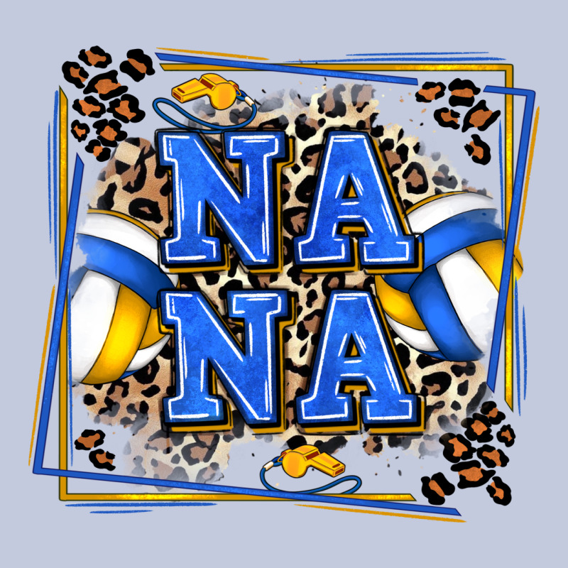Volleyball Nana With Leopard Long Sleeve Tee by Zillion Design Studio | Teevron