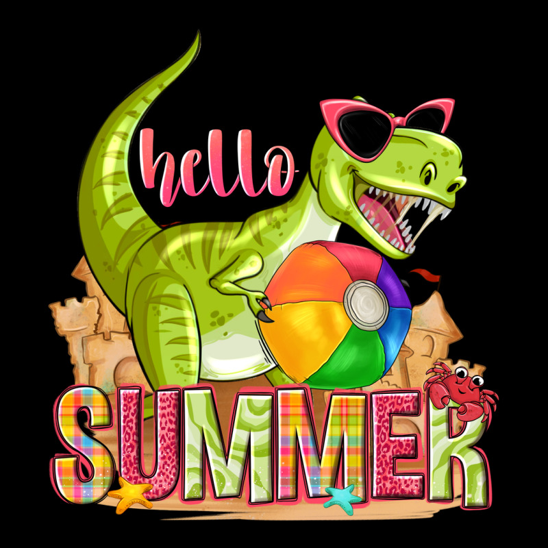 Hello Summer Rex Long Sleeve Tee by texasbilliewilder | Teevron