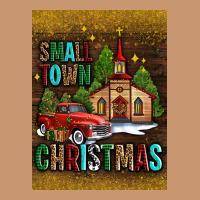 Small Town Christmas Church Heavyweight Hoodie | Teevron