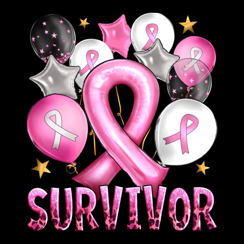 Balloons Cancer Ribbon Survivor Premium Tee by Artiststas | Teevron