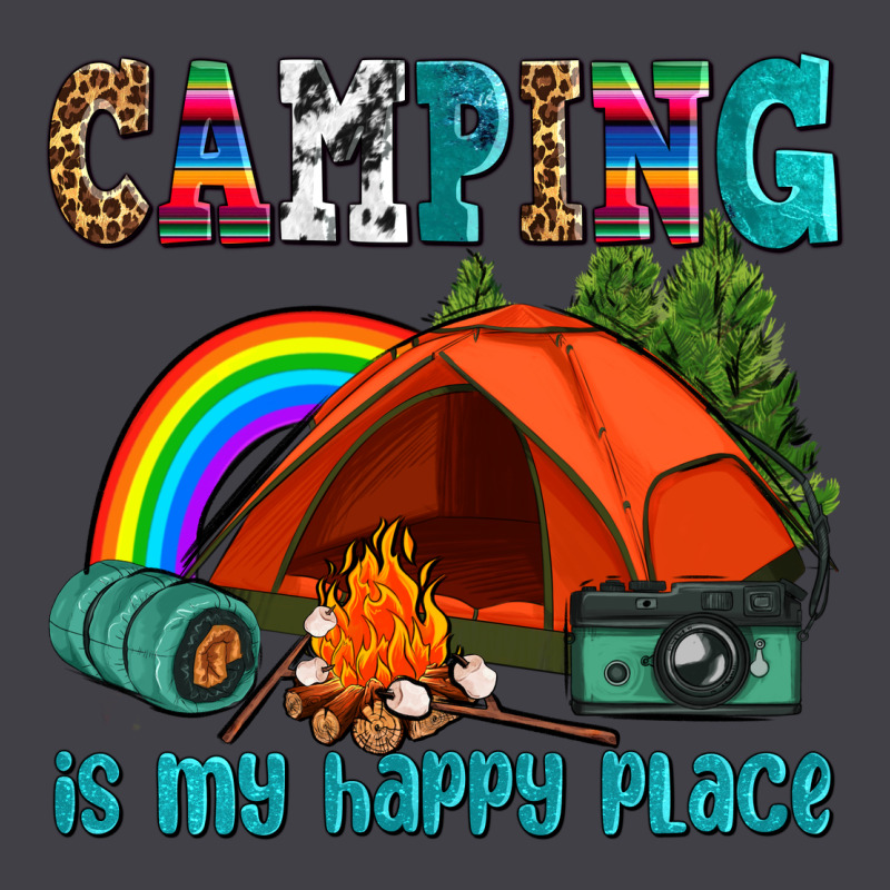 Camping Is My Happy  Place Heavyweight Hoodie by AdoDesignShop | Teevron