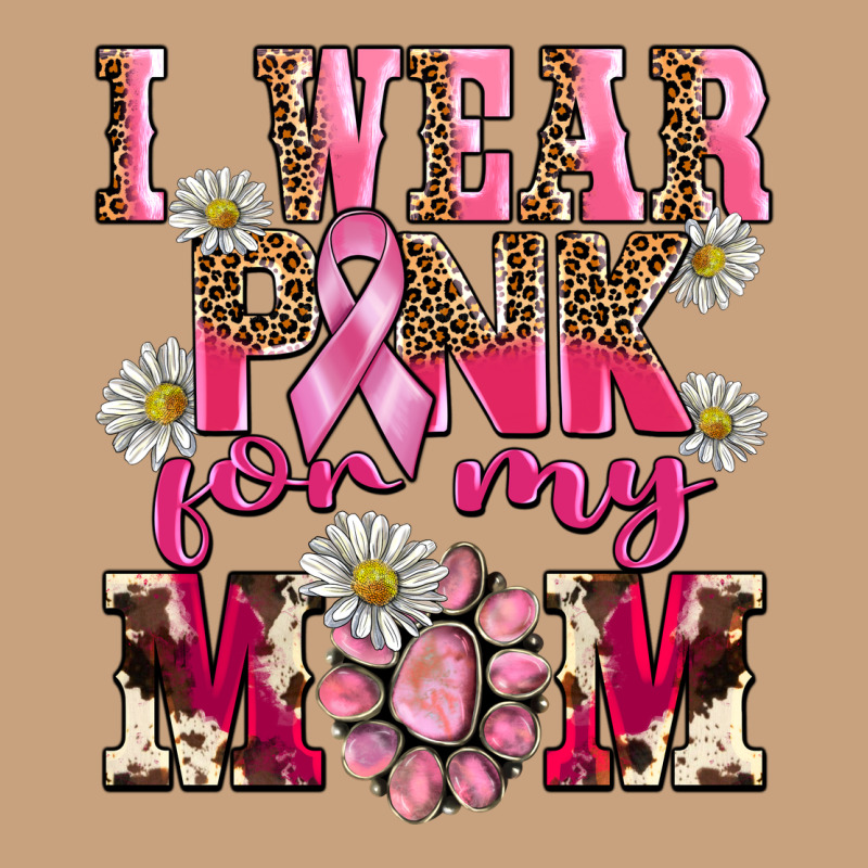 I Wear Pink For My Mom Vintage Tee by BarkalooDesign | Teevron