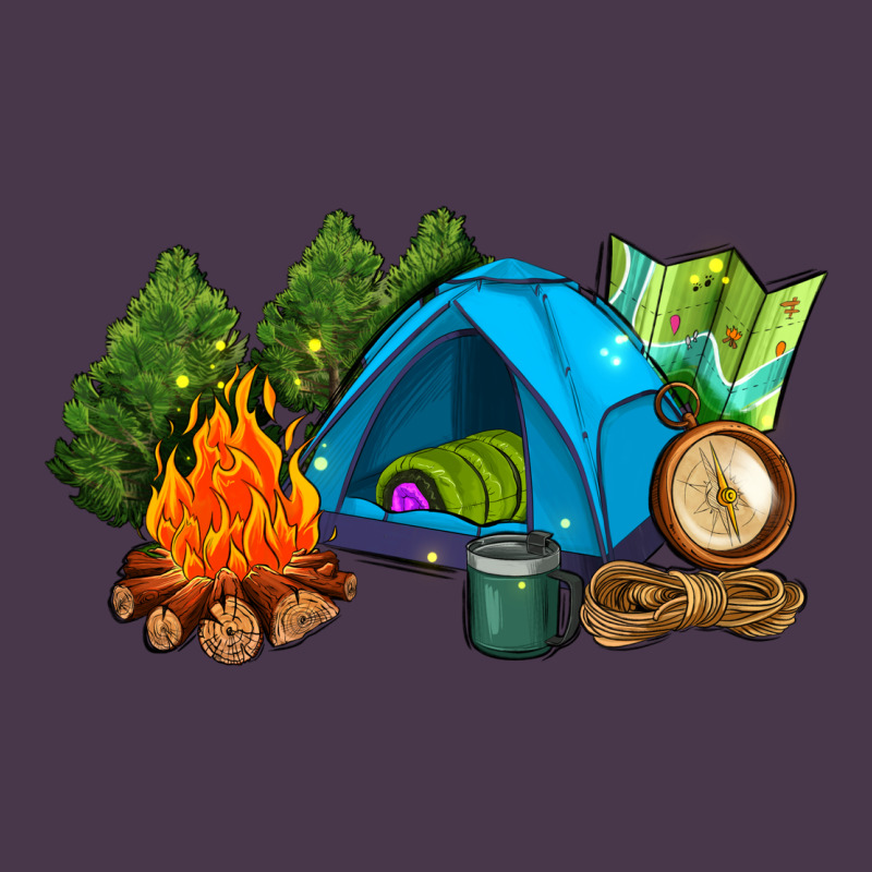 Camp In The Woods Heavyweight Hoodie by AdoDesignShop | Teevron