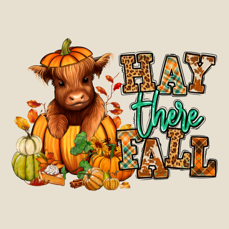 Hay There Fall Pumpkin Heifer Urban Heavy Tee by RanaPortraitStore | Teevron