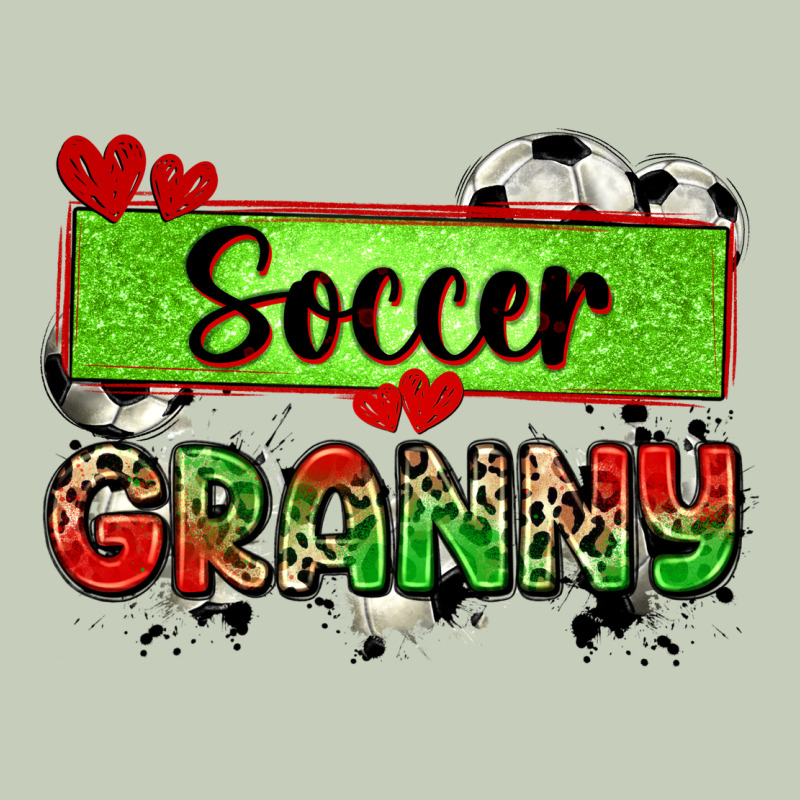 Soccer Granny With Leopard Long Sleeve Tee by Zillion Design Studio | Teevron