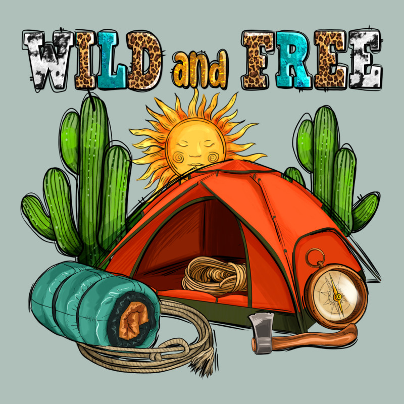 Wild And Free Camp Heavyweight Hoodie by AdoDesignShop | Teevron