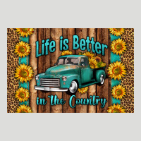 Life Is Better In The Country Skinny Metal Can Holder Zipper Hoodie | Teevron