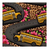flower leopard school bus seamless pattern | Teevron