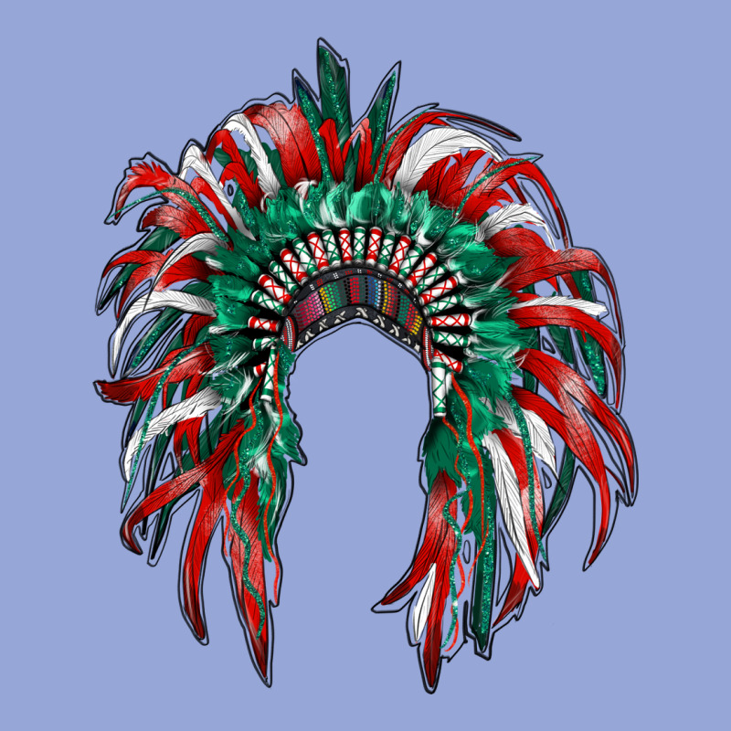 Mexican Flag Indian Headdress Classic Tee by RanaPortraitStore | Teevron