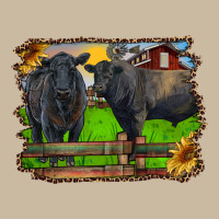 Black Angus Cattle And Bull In Barnyard Long Sleeve Tee | Teevron