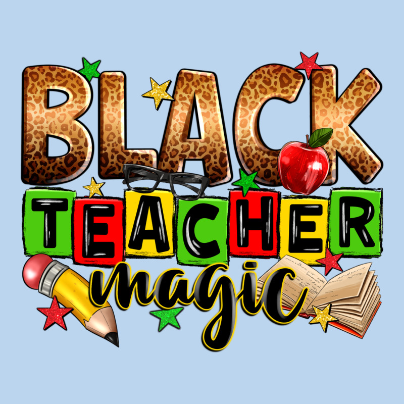 Black Teacher Magic Classic Tee by Zillion Design Studio | Teevron