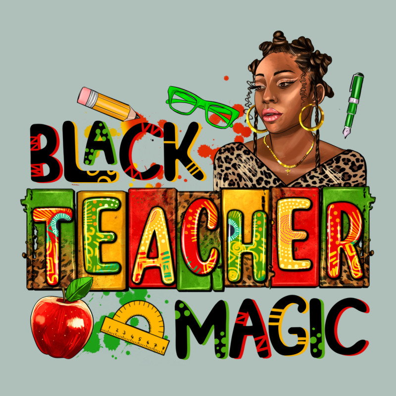 Black Teacher  Magic Heavyweight Hoodie by AdoDesignShop | Teevron