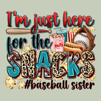 I'm Just Here For The Snacks #baseball Sister Long Sleeve Tee | Teevron