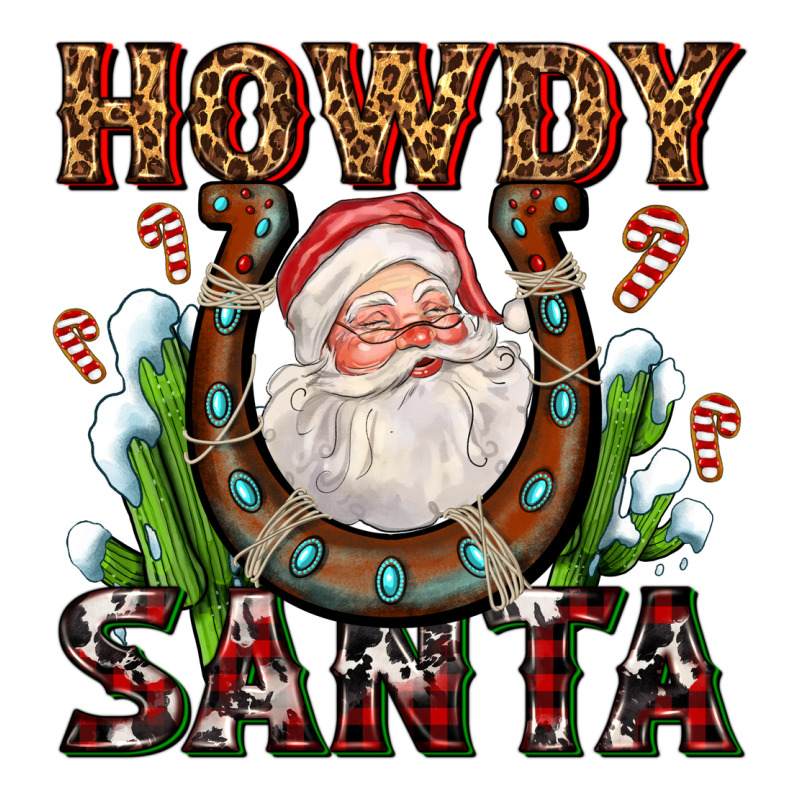 Howdy Santa Premium Sweatshirt by AdoDesignShop | Teevron