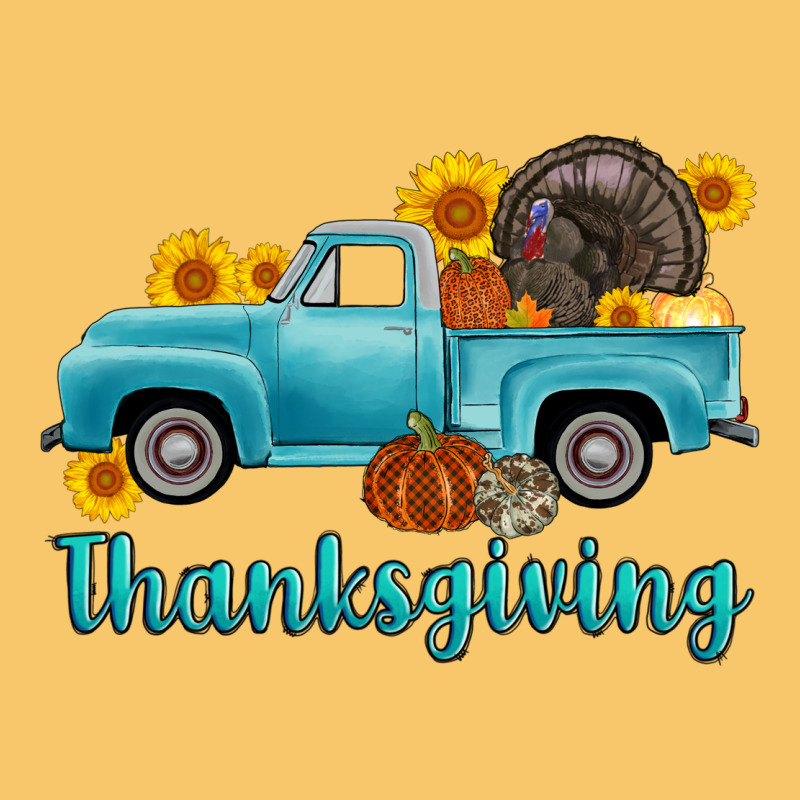 Thanksgiving Truck Turkey Vintage Hoodie by AdoDesignShop | Teevron