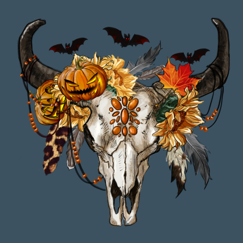 Halloween Bull Skull Urban Heavy Tee by RanaPortraitStore | Teevron
