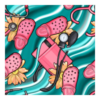 nurse slippers seamless pattern | Teevron