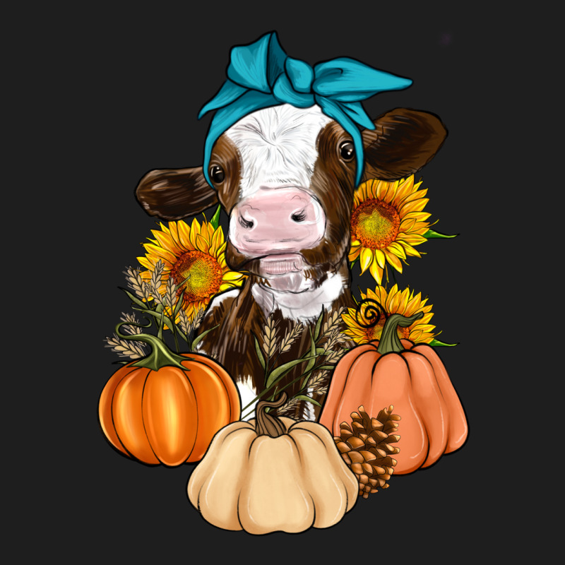 Cow Fall Pumpkin Heavyweight Hoodie by Artiststas | Teevron