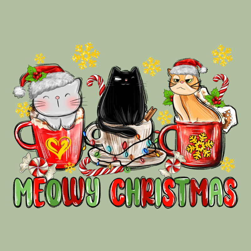 Meowy Christmas Cats Coffee Cups Urban Hoodie by MaliasSmallBusiness | Teevron