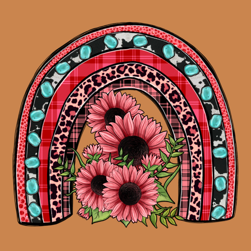 Valentines Sunflower Rainbow Heavyweight Hoodie by JahusDesignShop | Teevron