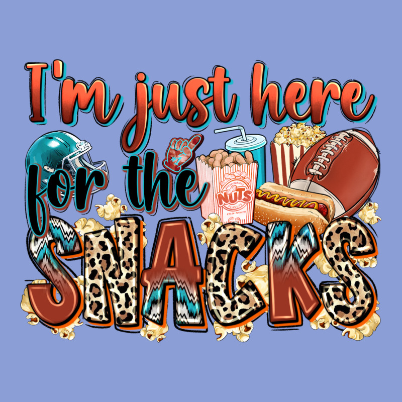 I'm Just Here For The Snacks American Football Long Sleeve Tee by Zillion Design Studio | Teevron