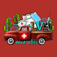 Lvn Nurse Truck With Cactus And Sunflowers Premium Hoodie | Teevron