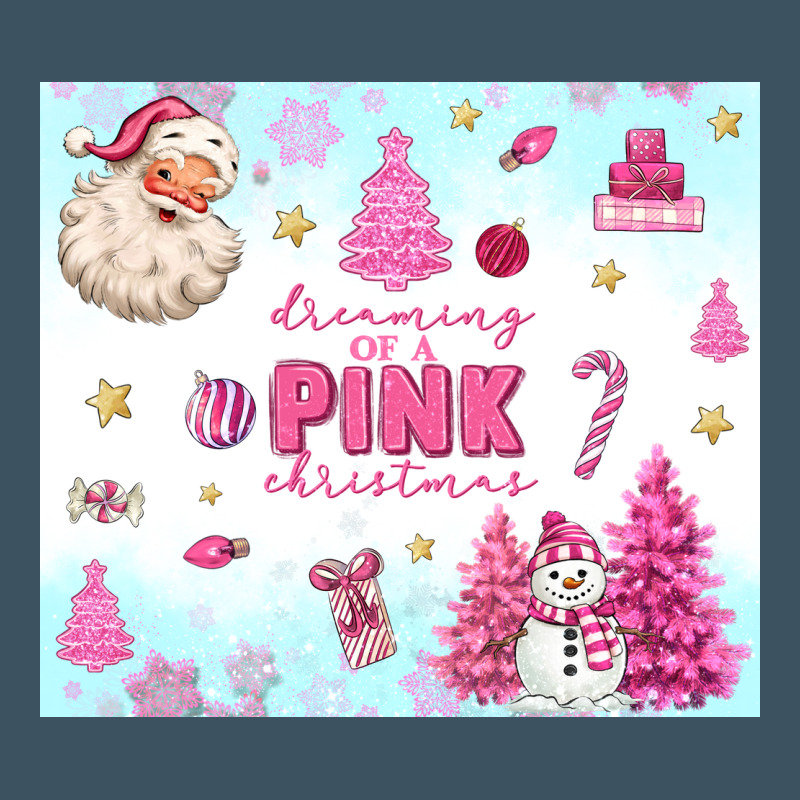 Dreaming Of A Pink Christmas Urban Hoodie by MaliasSmallBusiness | Teevron