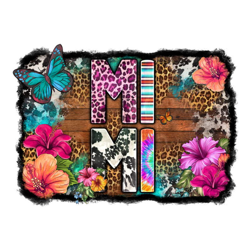 Mimi Floral Background Zipper Hoodie by HRA Design Shop | Teevron