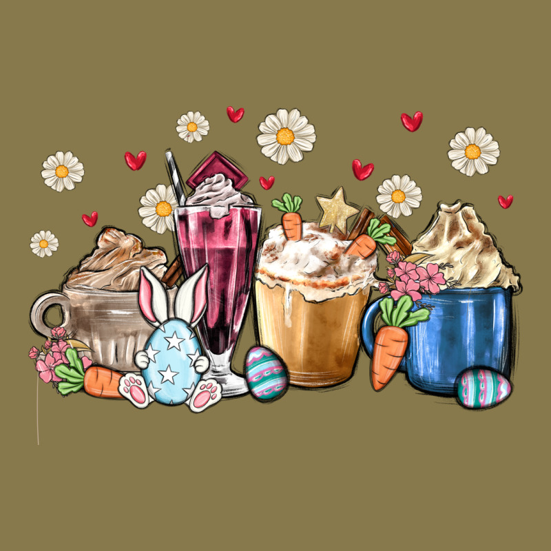 Easter Coffee Cups Premium Hoodie by MaliasSmallBusiness | Teevron