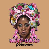 Breast Cancer Warrior Black Woman Vintage Tee | Teevron