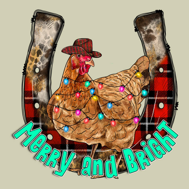 Horseshoe Chicken Heavy Core Tee by CowhideDigitalArt | Teevron