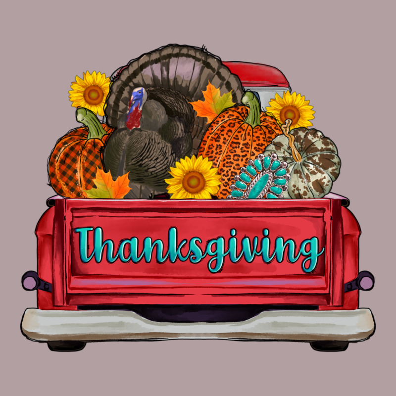 Thanksgiving Truck Turkey Pumpkin Vintage Hoodie by AdoDesignShop | Teevron