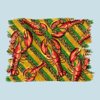 Mardi Gras Crawfish Background Ladies Tee | Teevron