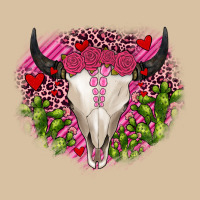 Bull Skull Cactus Valentines Heavyweight Hoodie | Teevron