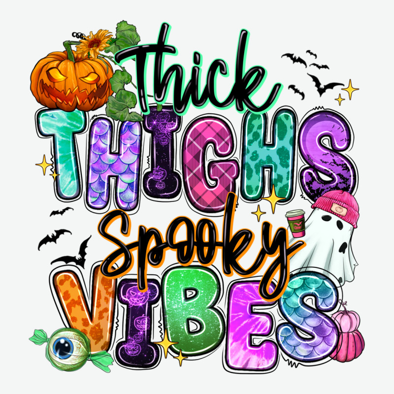 Thick Thighs Spooky Vibes Urban Heavy Tee by RanaPortraitStore | Teevron