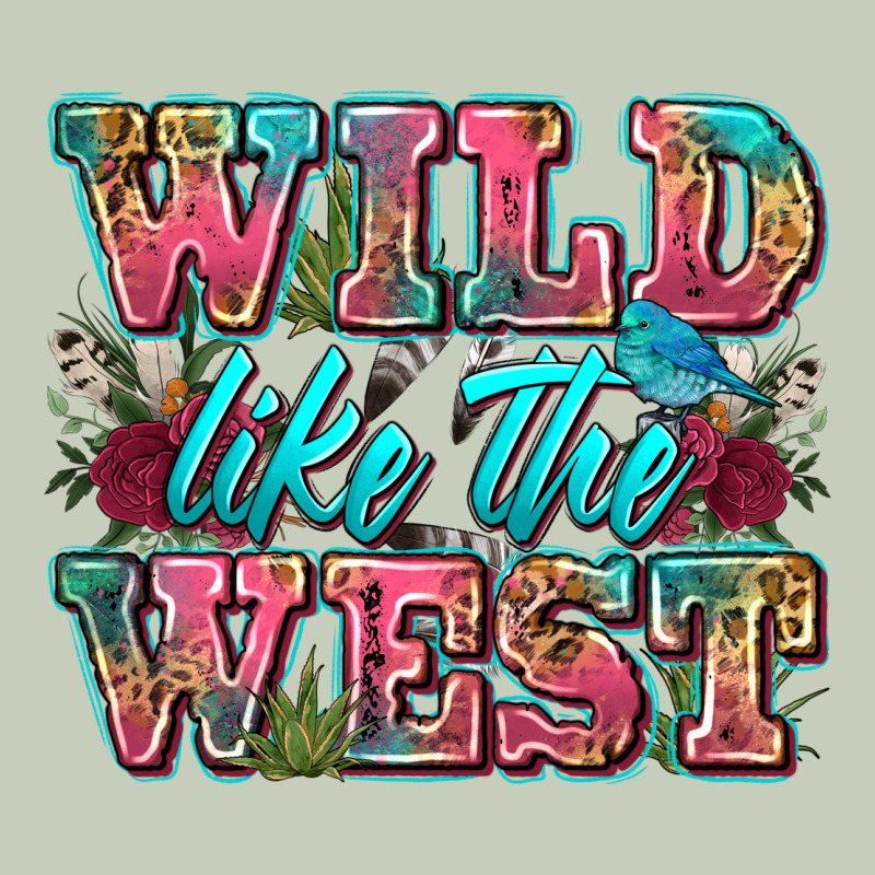 Wild Like The West Long Sleeve Tee by Zillion Design Studio | Teevron
